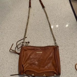 Tan cross body Rebecca Minkoff bag